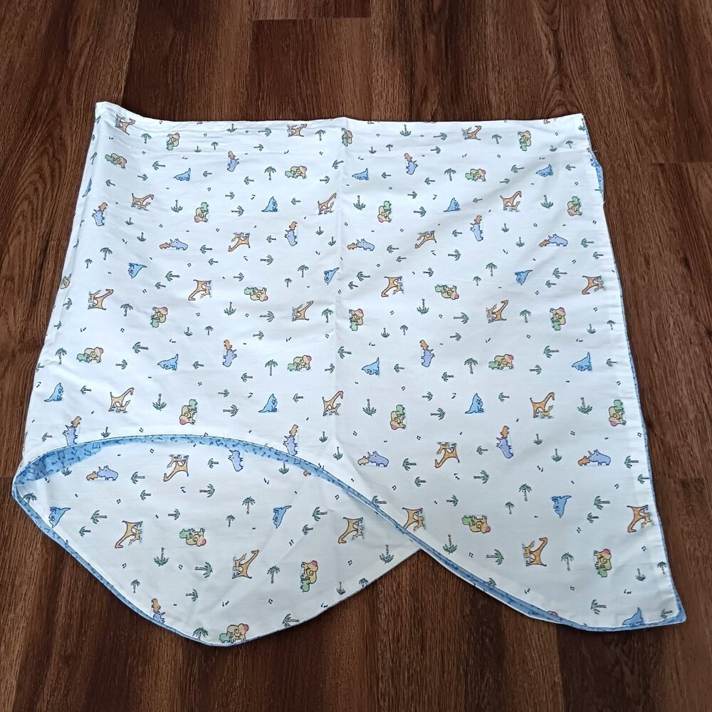 John Lennon Carters‎ Window Valance Blue Real Love Musical Parade Nursery